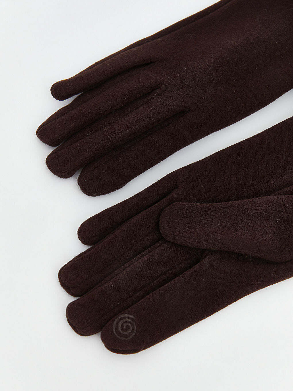 Женские перчатки с меховой отделкой-2