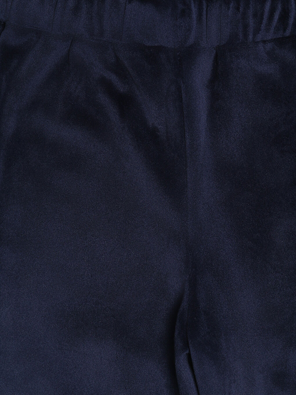 Elastic Waist Flared Girls' Velvet Leggings-2