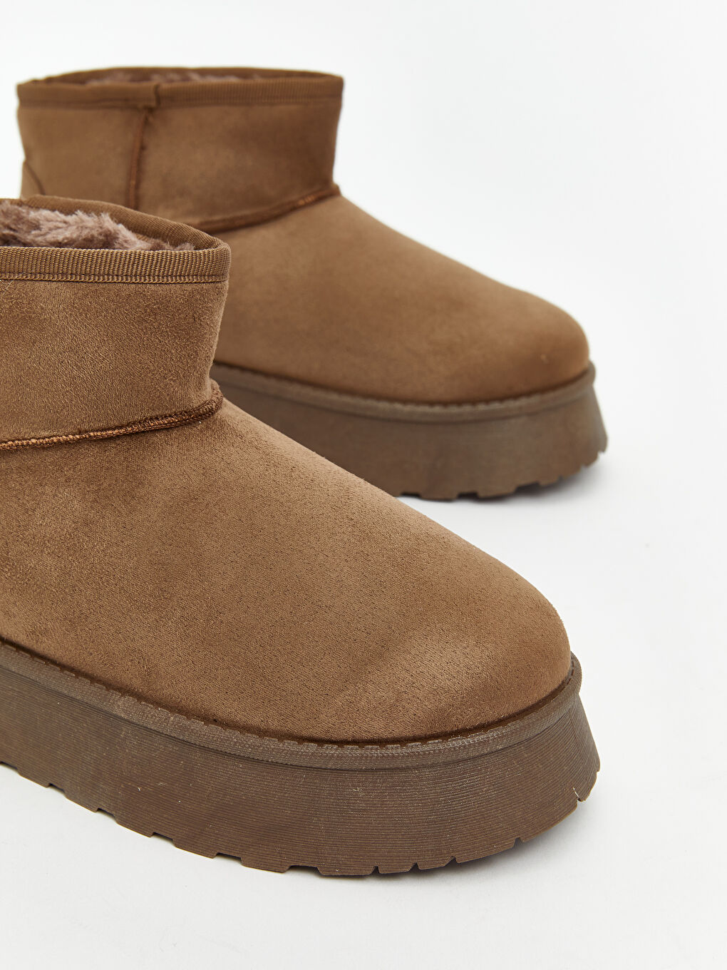 Ботинки с меховой отделкой для женщин-2