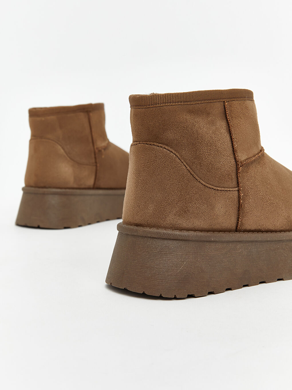 Ботинки с меховой отделкой для женщин-4