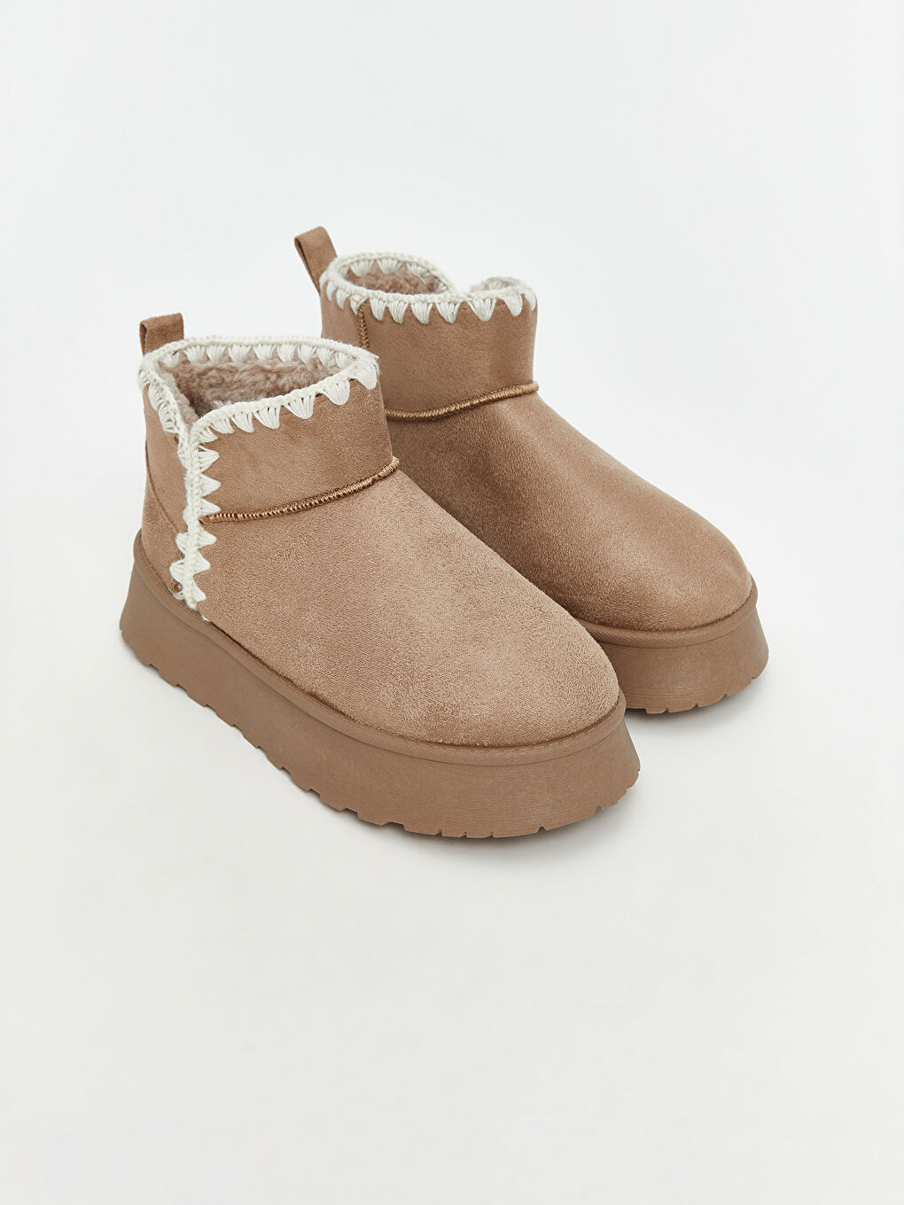 Faux Suede Women's Boots