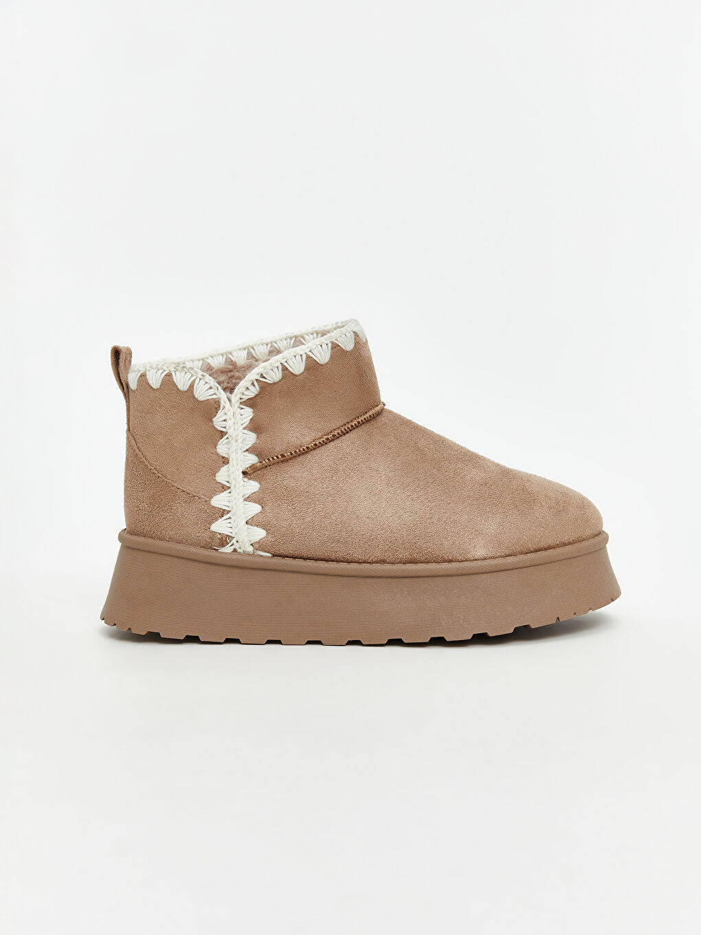 Faux Suede Women's Boots-1