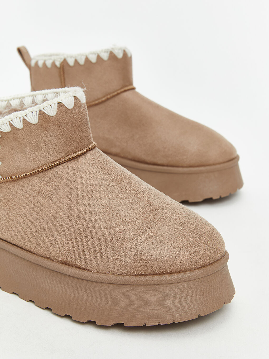 Faux Suede Women's Boots-2