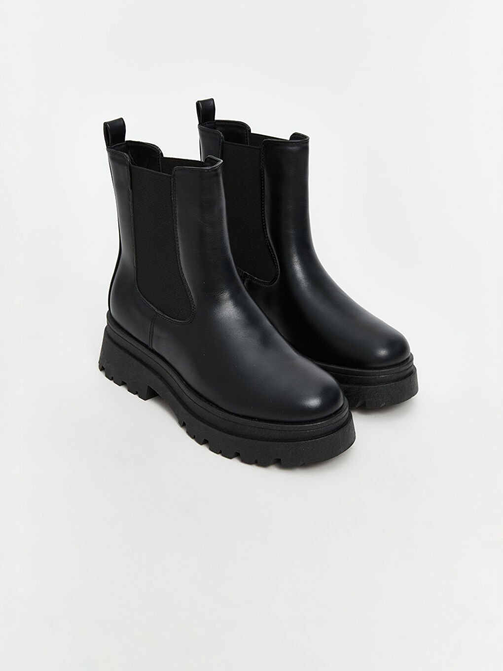 Leather-Look Women's Boots