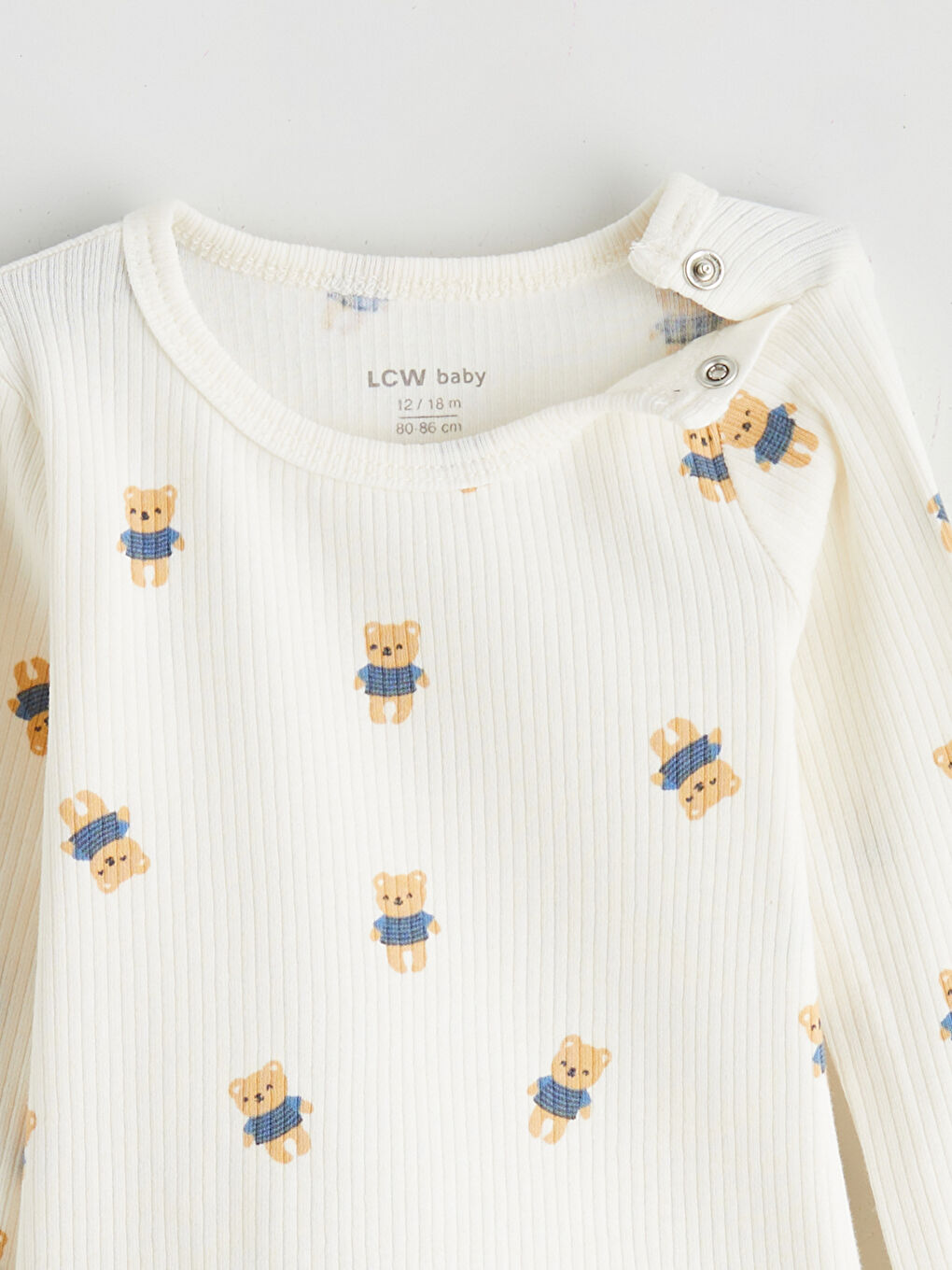 Crew Neck Baby Boy Snap Snap Bodysuit 2 Pack-3