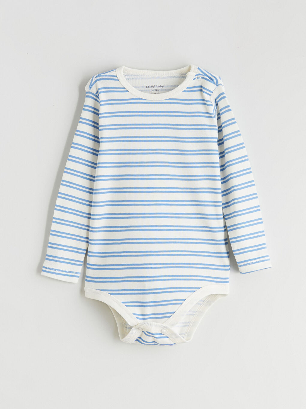 Crew Neck Baby Boy Snap Snap Bodysuit 2 Pack-5