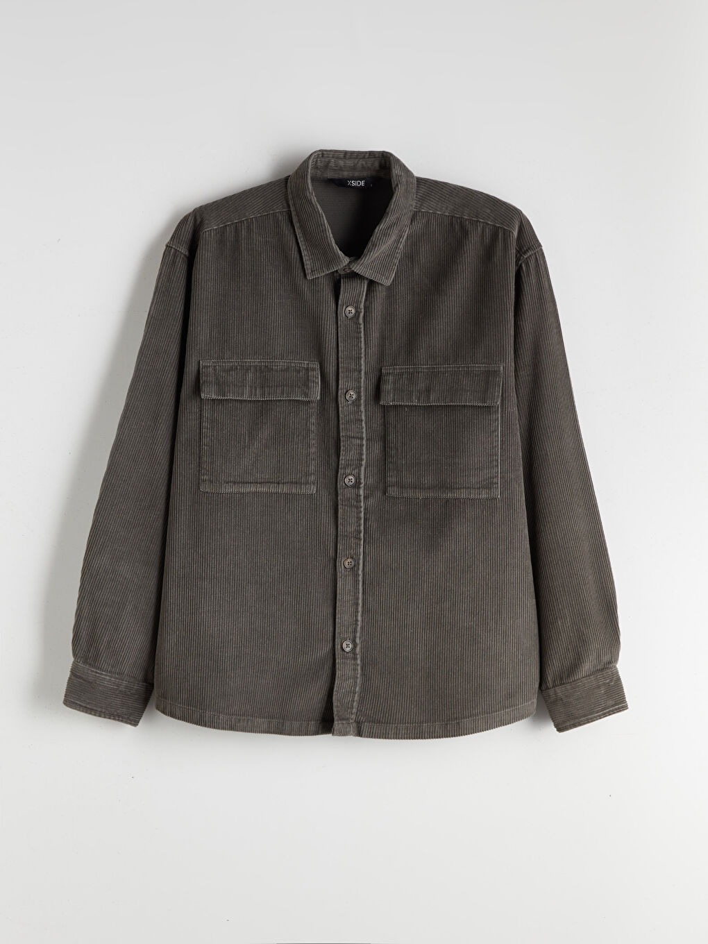 Comfortable Fit Long Sleeve Velvet Men's Shirt Jacket-8