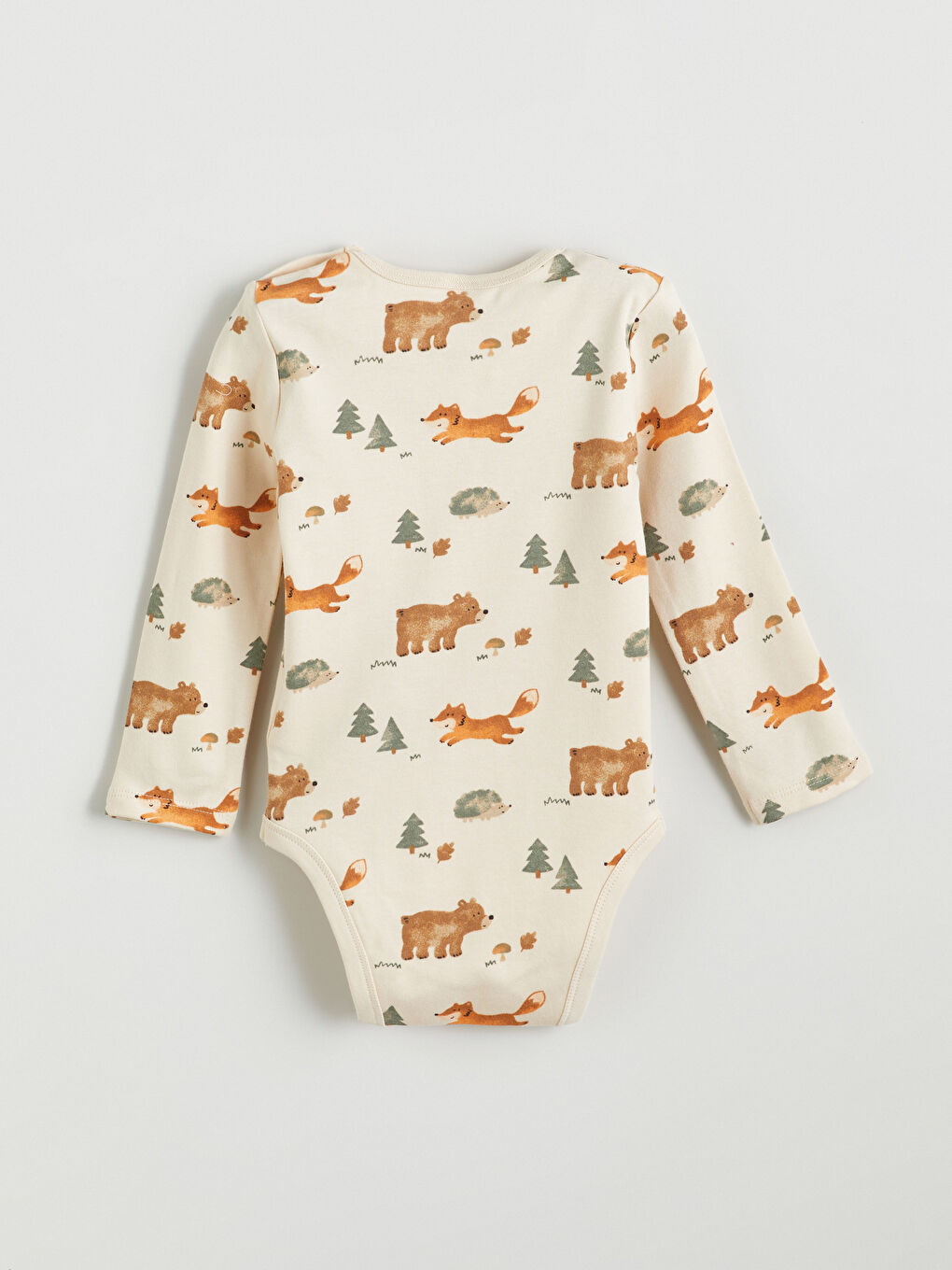 Long Sleeve Printed Baby Boy Snap Fastener Body 2 Pack-3