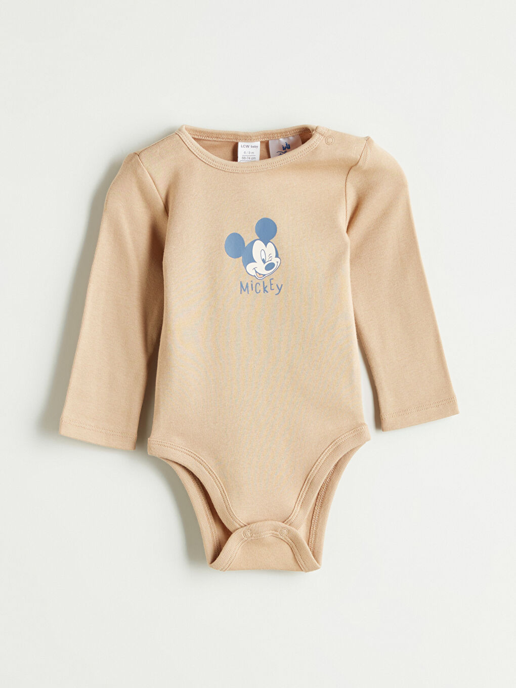 Baby Boy BEIGE Bodysuit-1