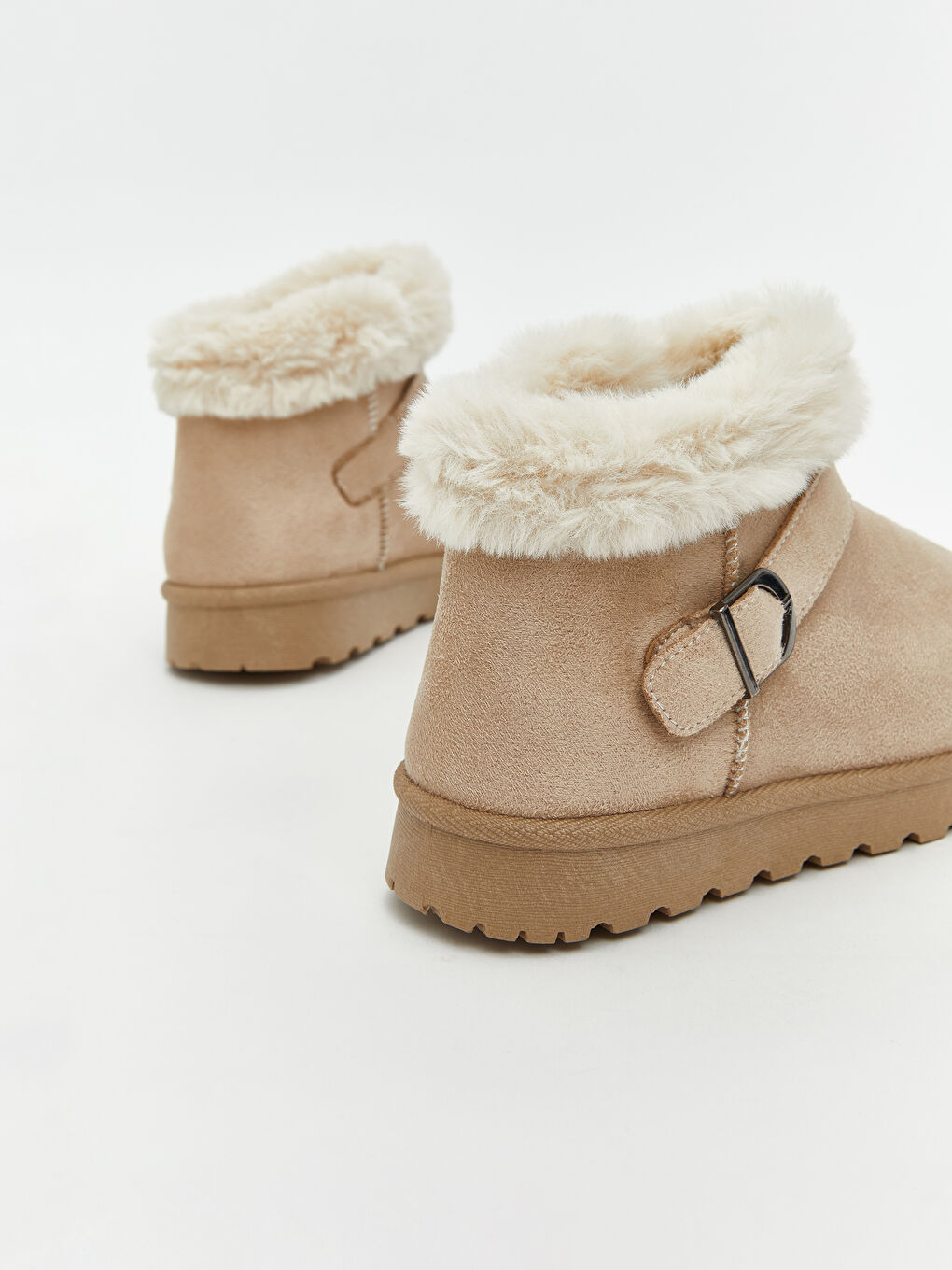Faux Suede Women's Boots-4