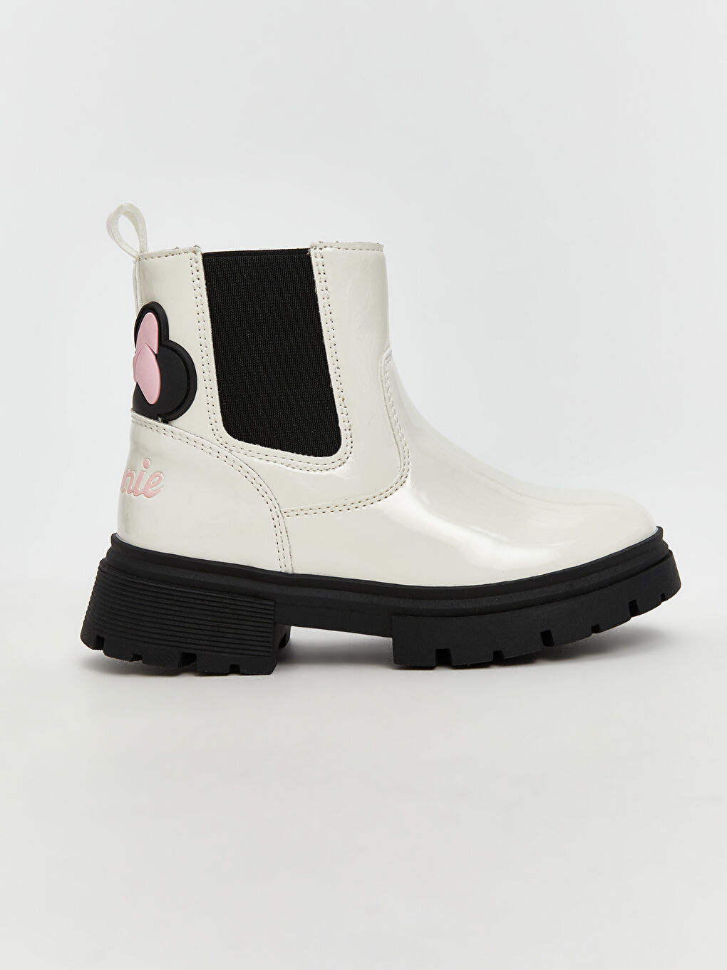 Faux Leather Zippered Girls' Boots-1