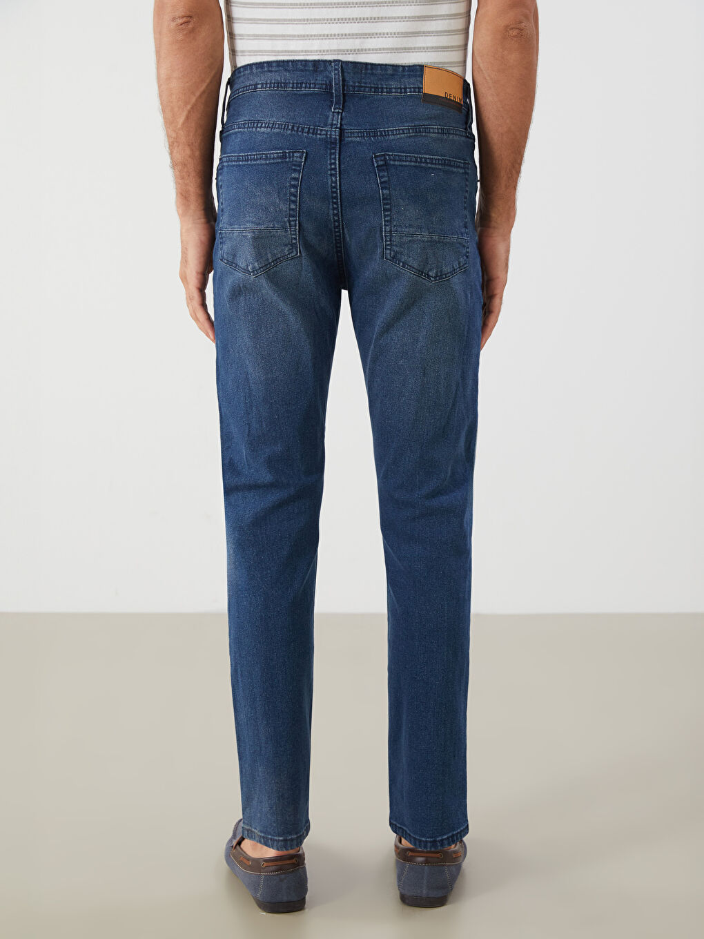 İndigo Slim Fit Erkek Jean Pantolon-3