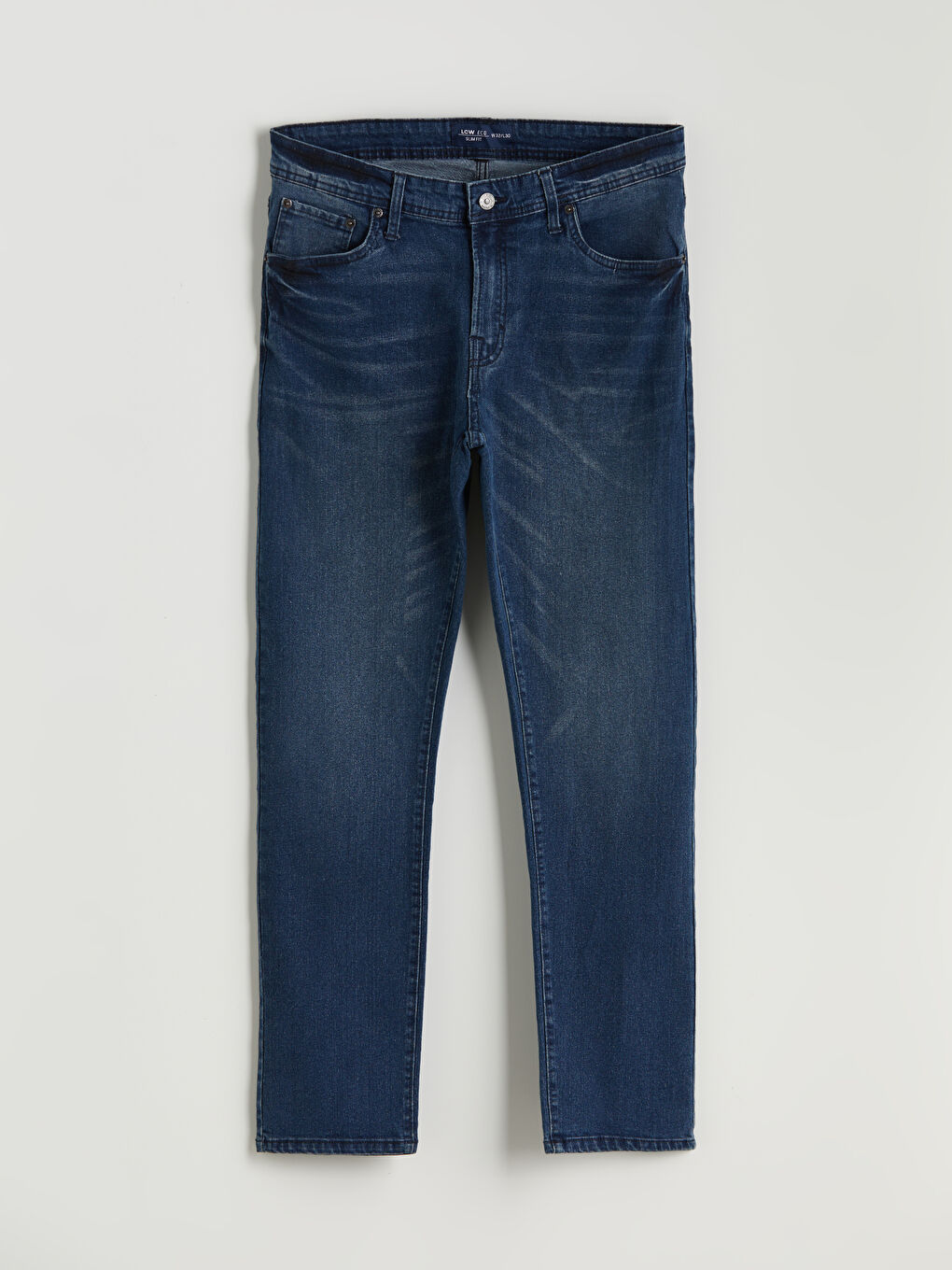 İndigo Slim Fit Erkek Jean Pantolon-4