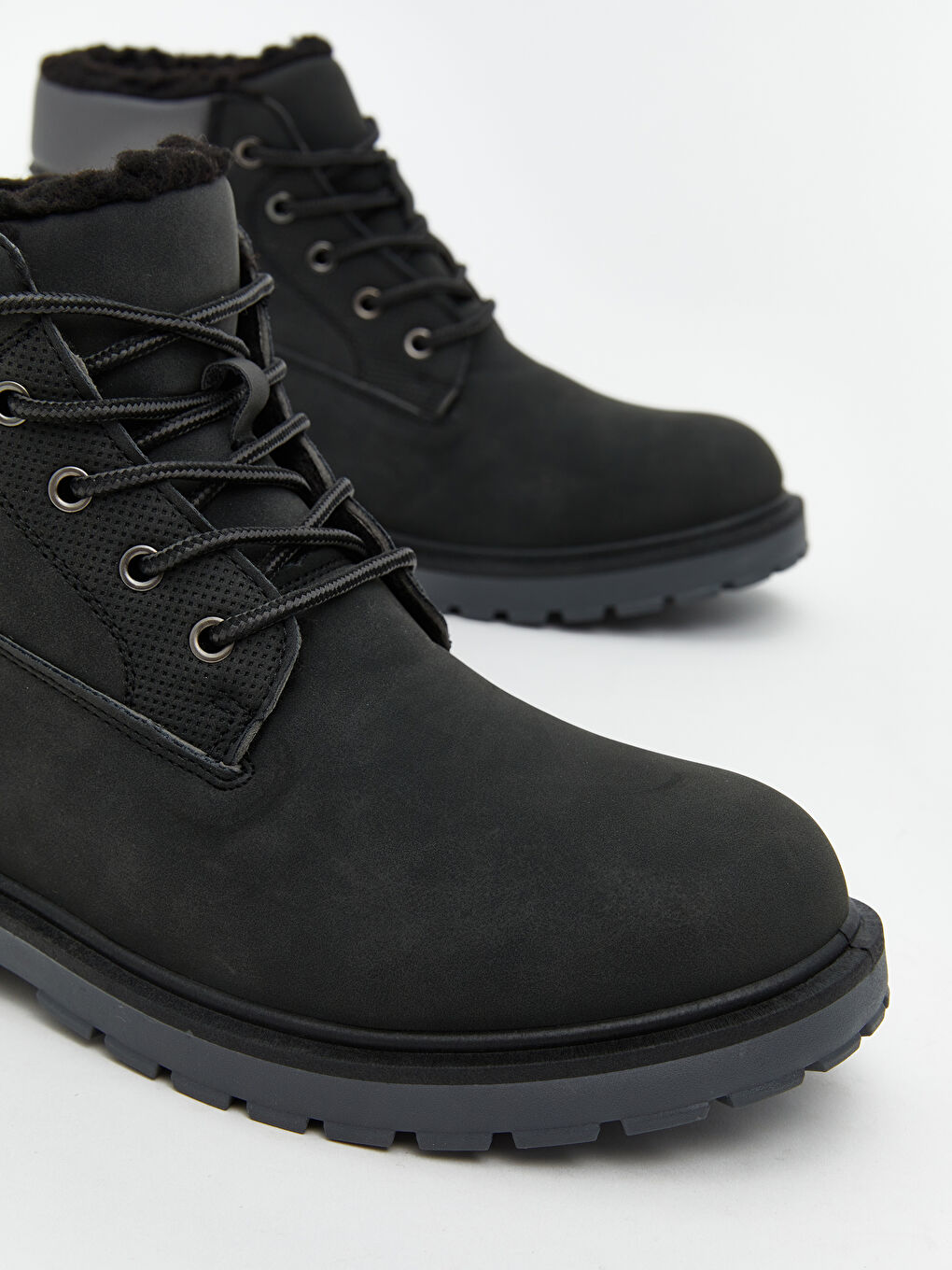 Ботинки из искусственной замши для мужчин-2