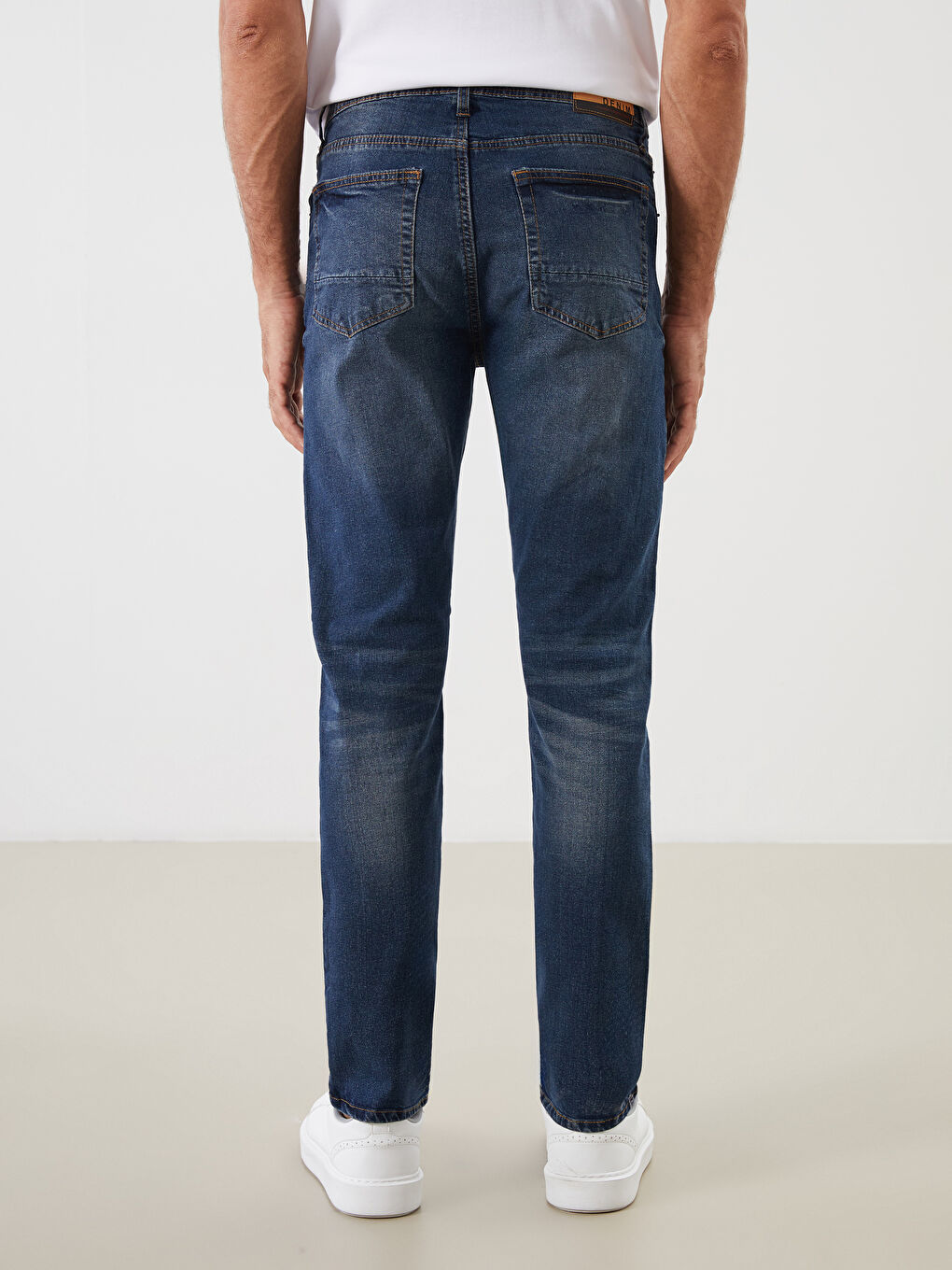 İndigo Slim Fit Erkek Jean Pantolon-3