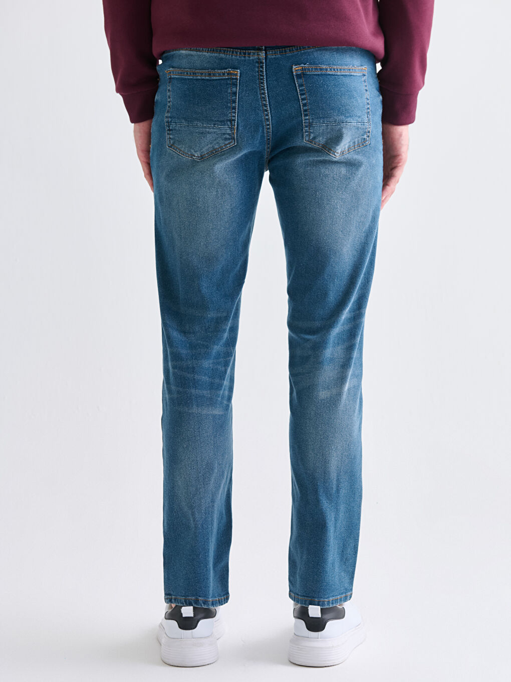 İndigo Slim Fit Erkek Jean Pantolon-3
