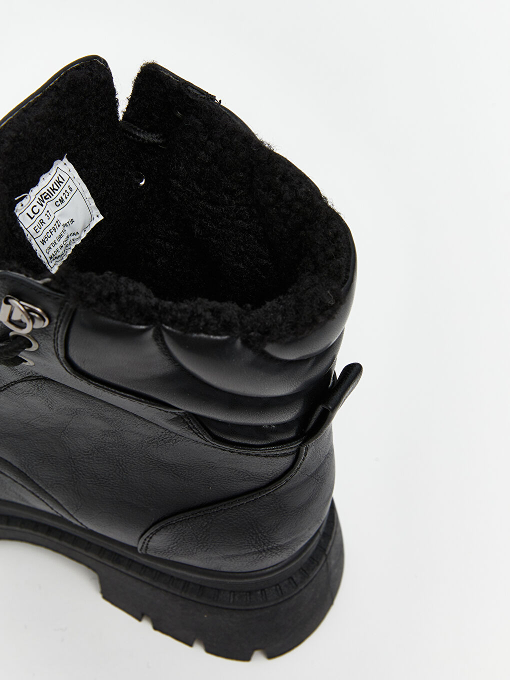 әйелдерге арналған жасанды былғары етік-5