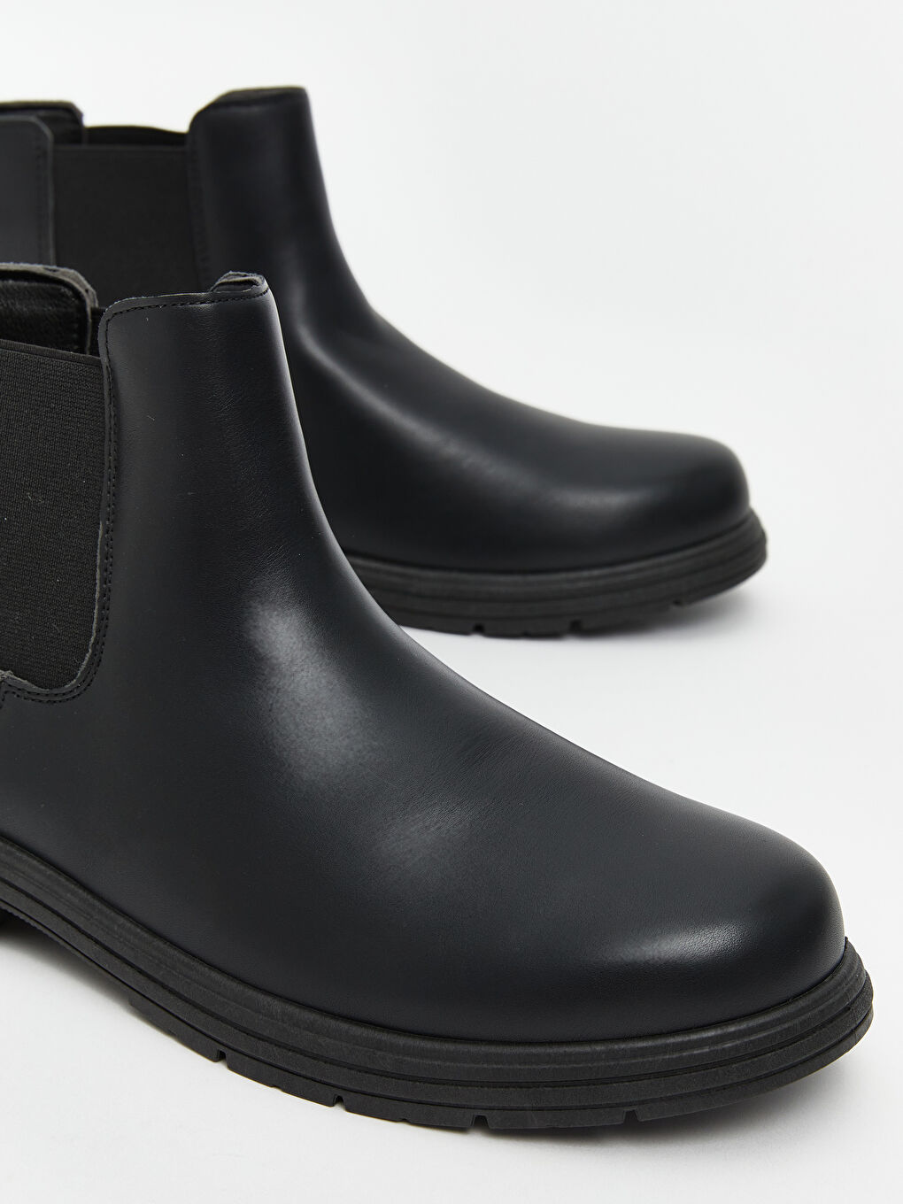 Faux Leather Men's Boots-2