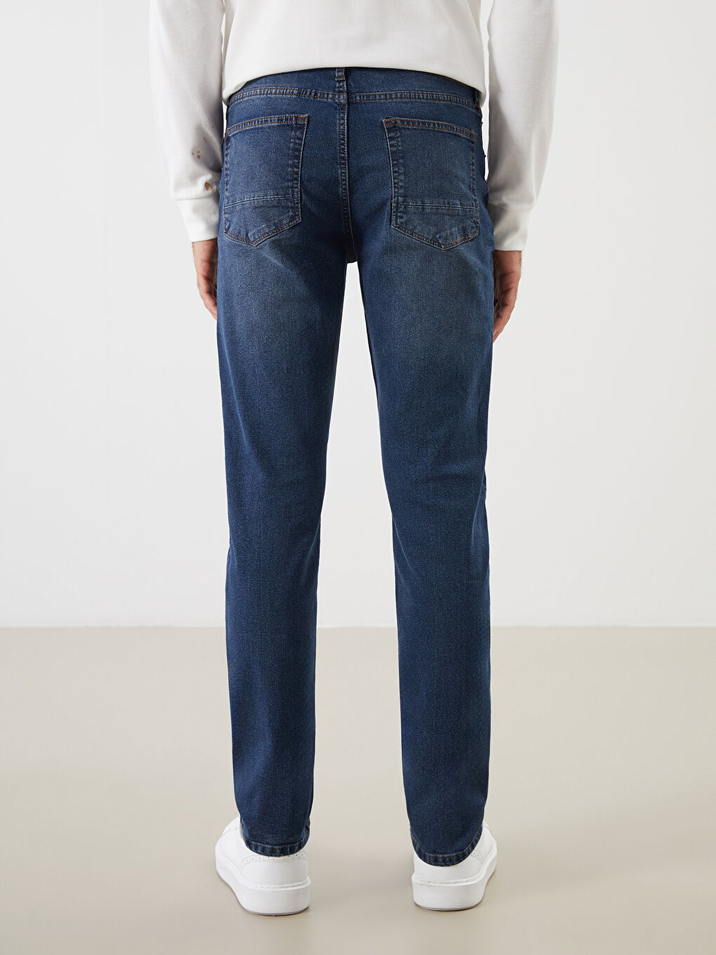 İndigo Slim Fit Erkek Jean Pantolon-3