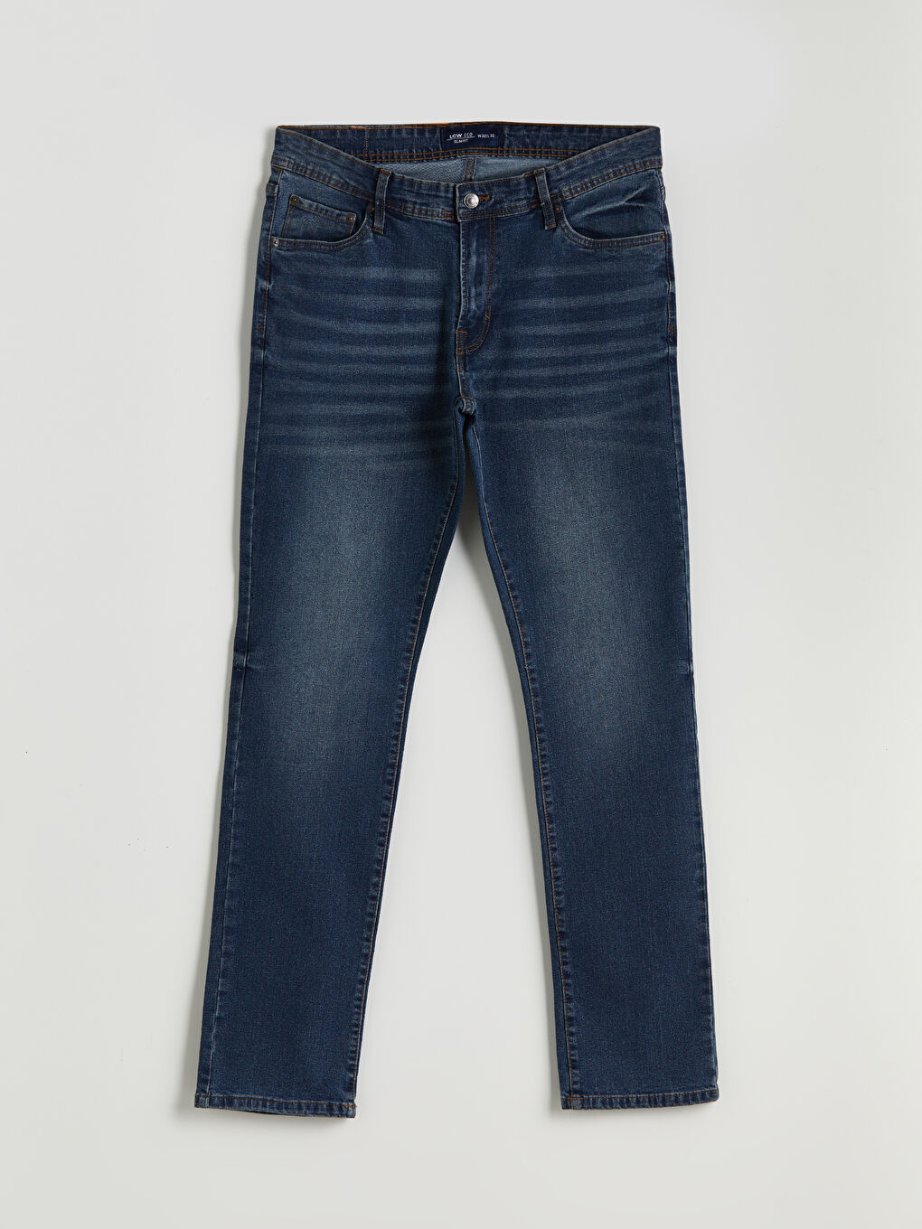 İndigo Slim Fit Erkek Jean Pantolon-4