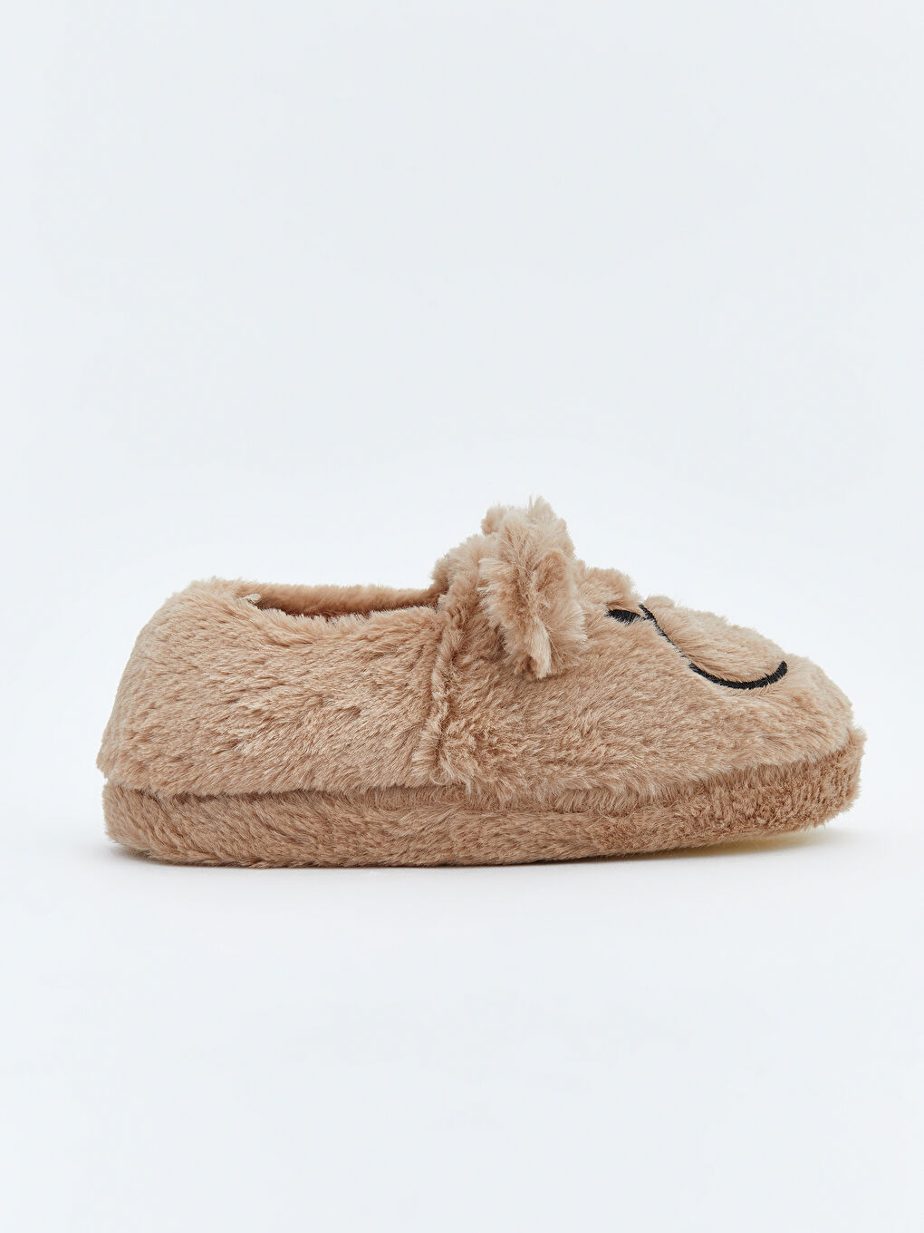 Bej Hayvan Figürlü Erkek Bebek Panduf-1