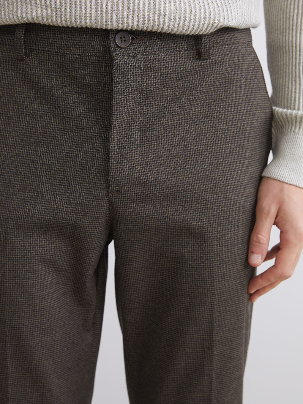 Standard Fit Men's Trousers-2