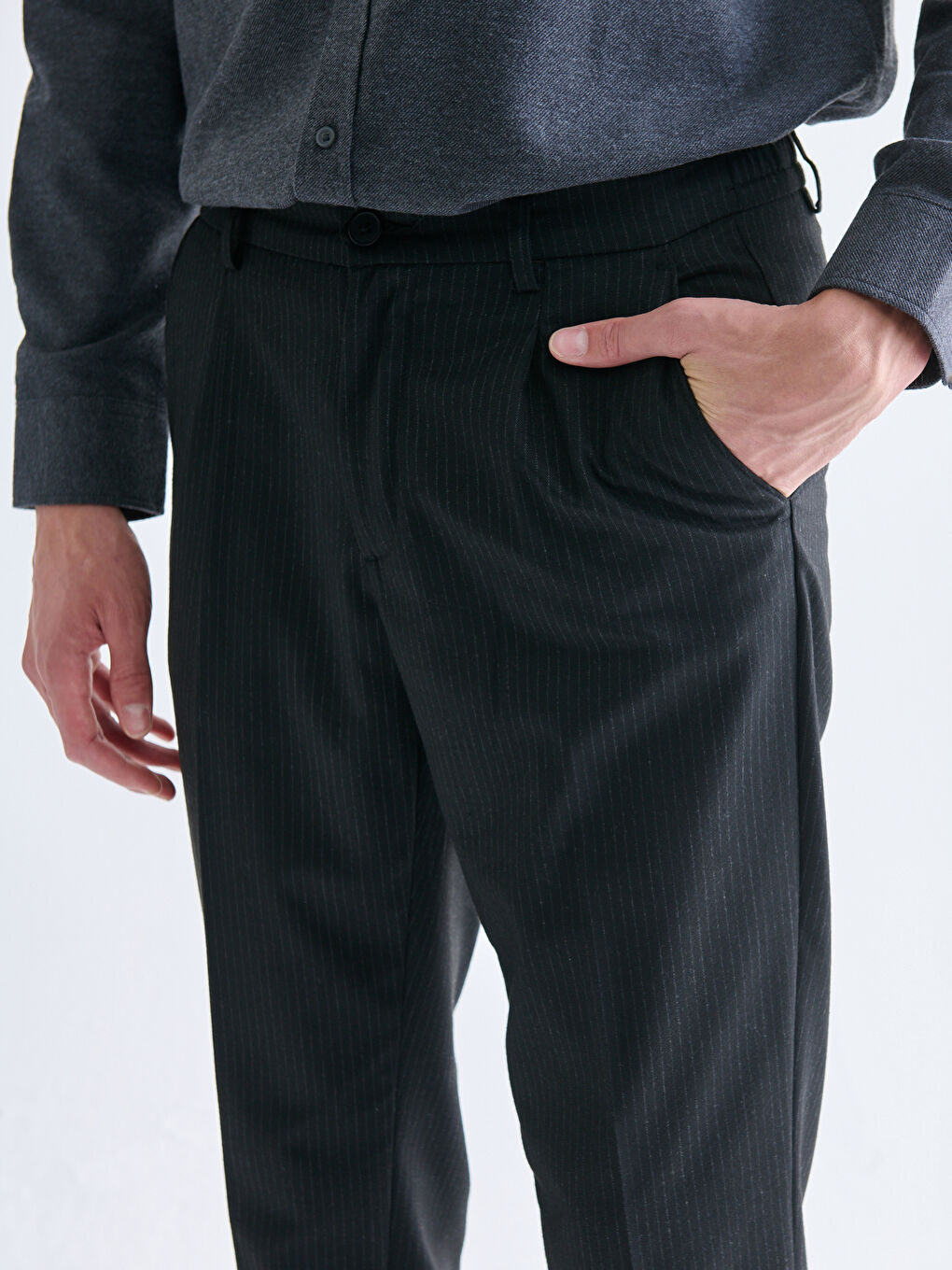 Standard Fit Men's Trousers-2