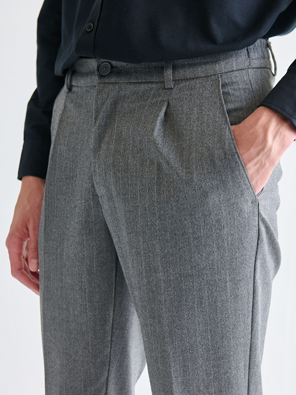 Standard Fit Men's Trousers-2