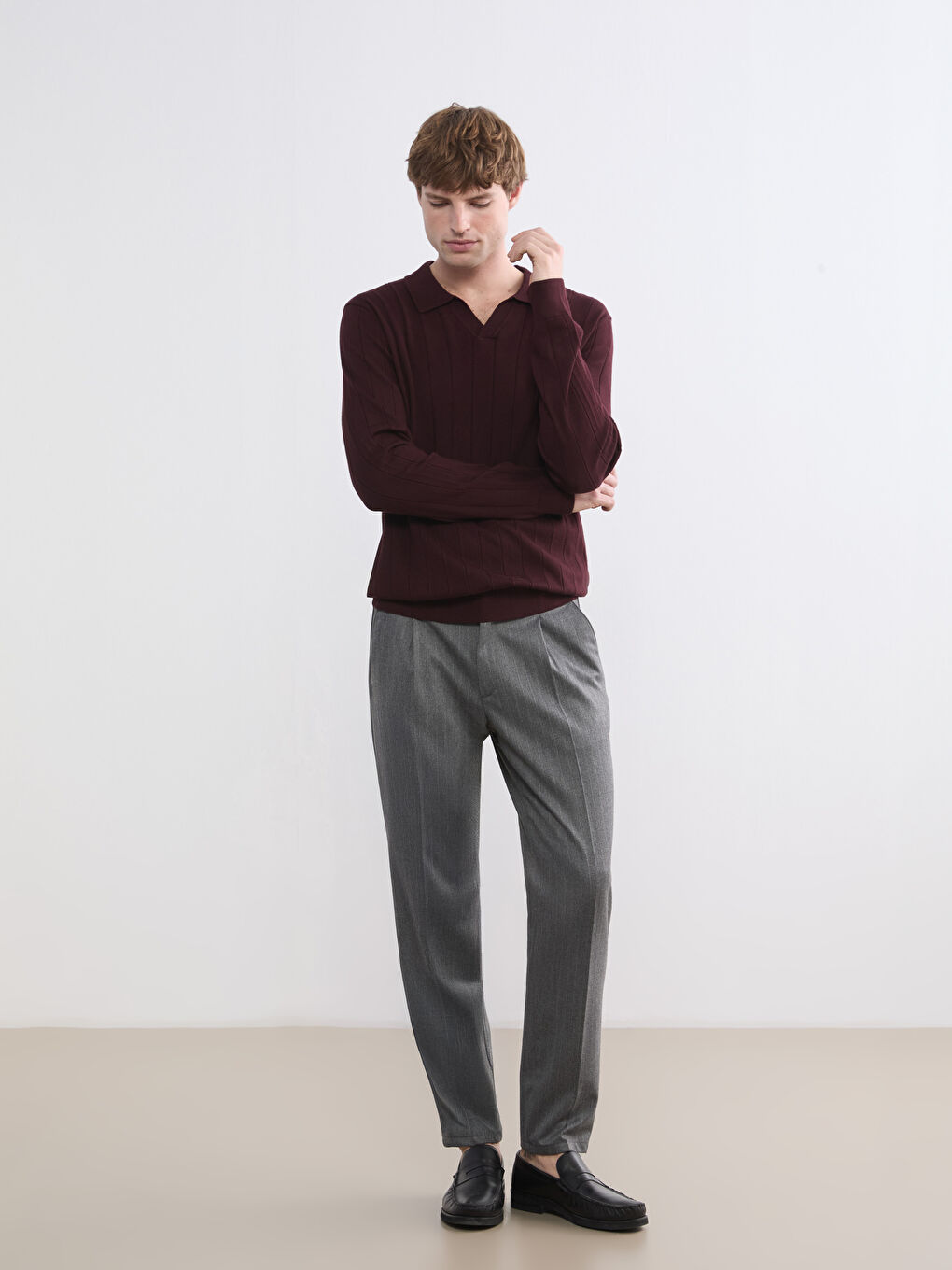 Standard Fit Men's Trousers-1