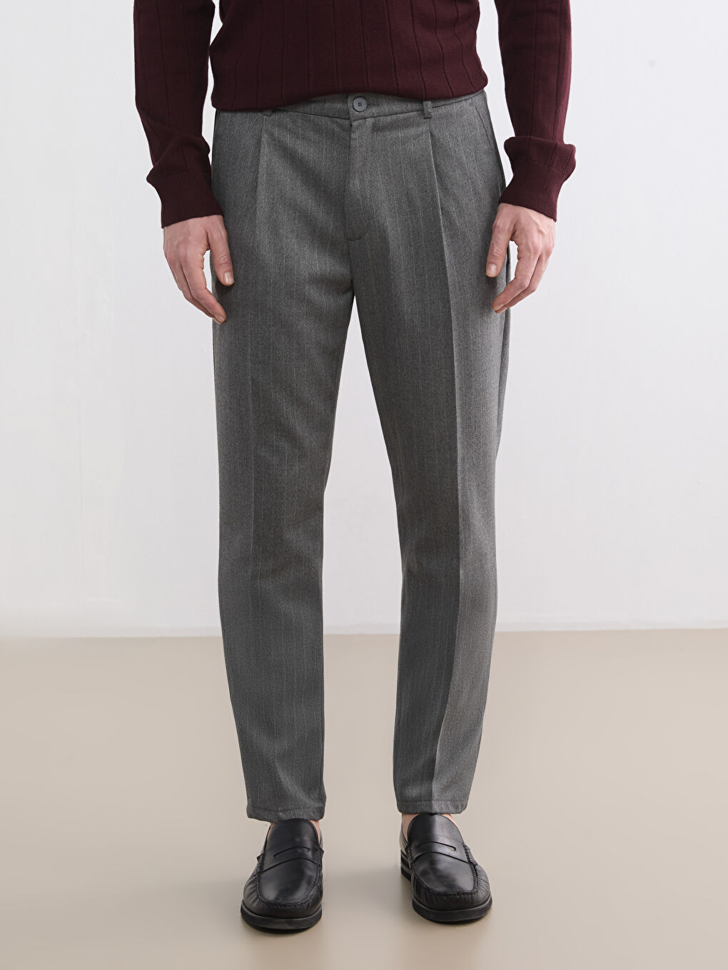 Standard Fit Men's Trousers-2