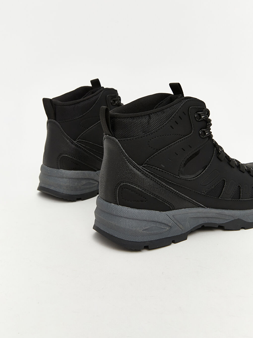 Трекинг ботуши с връзки за мъже-4