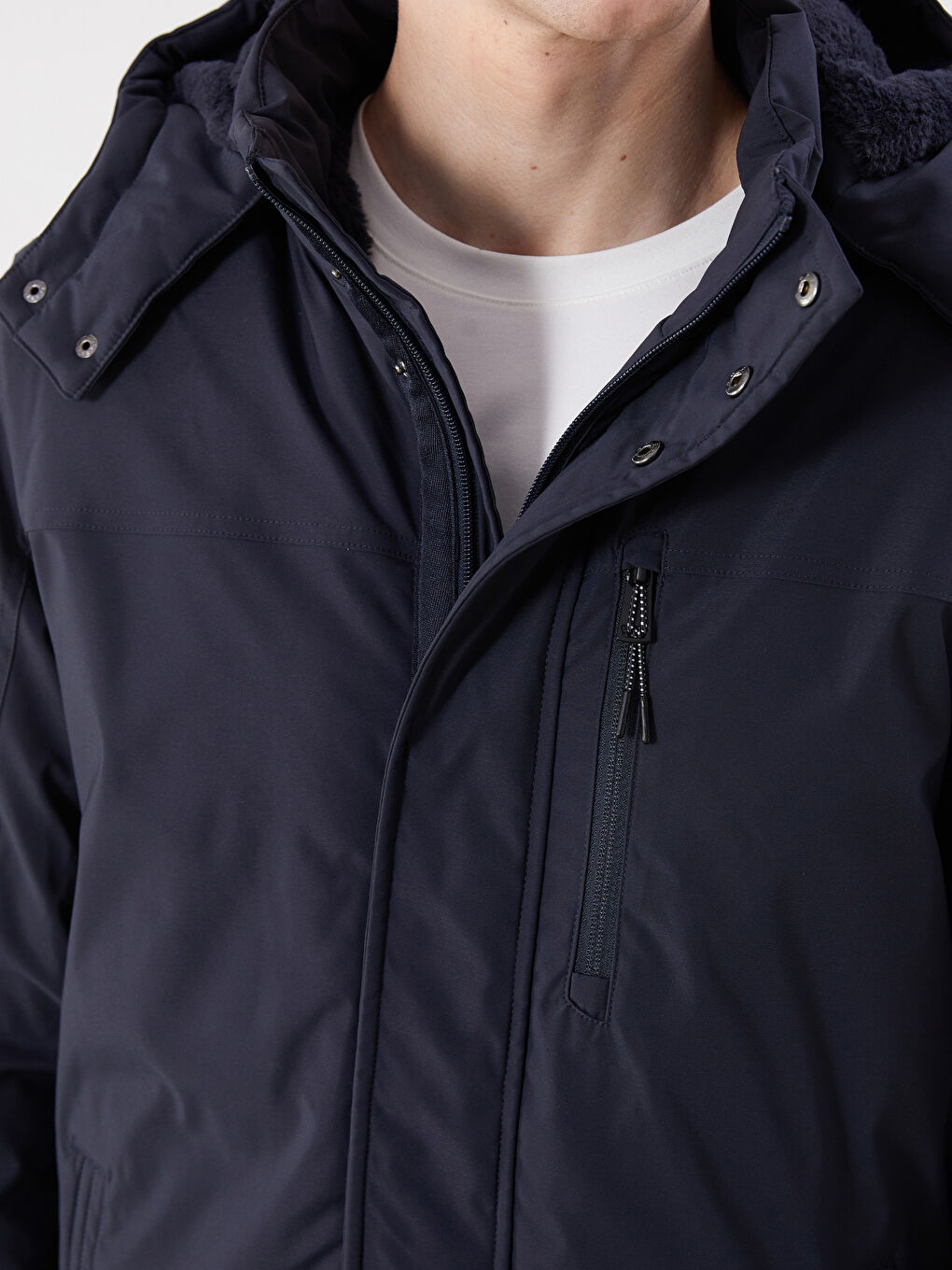 Мужская куртка стандартного кроя с капюшоном-3