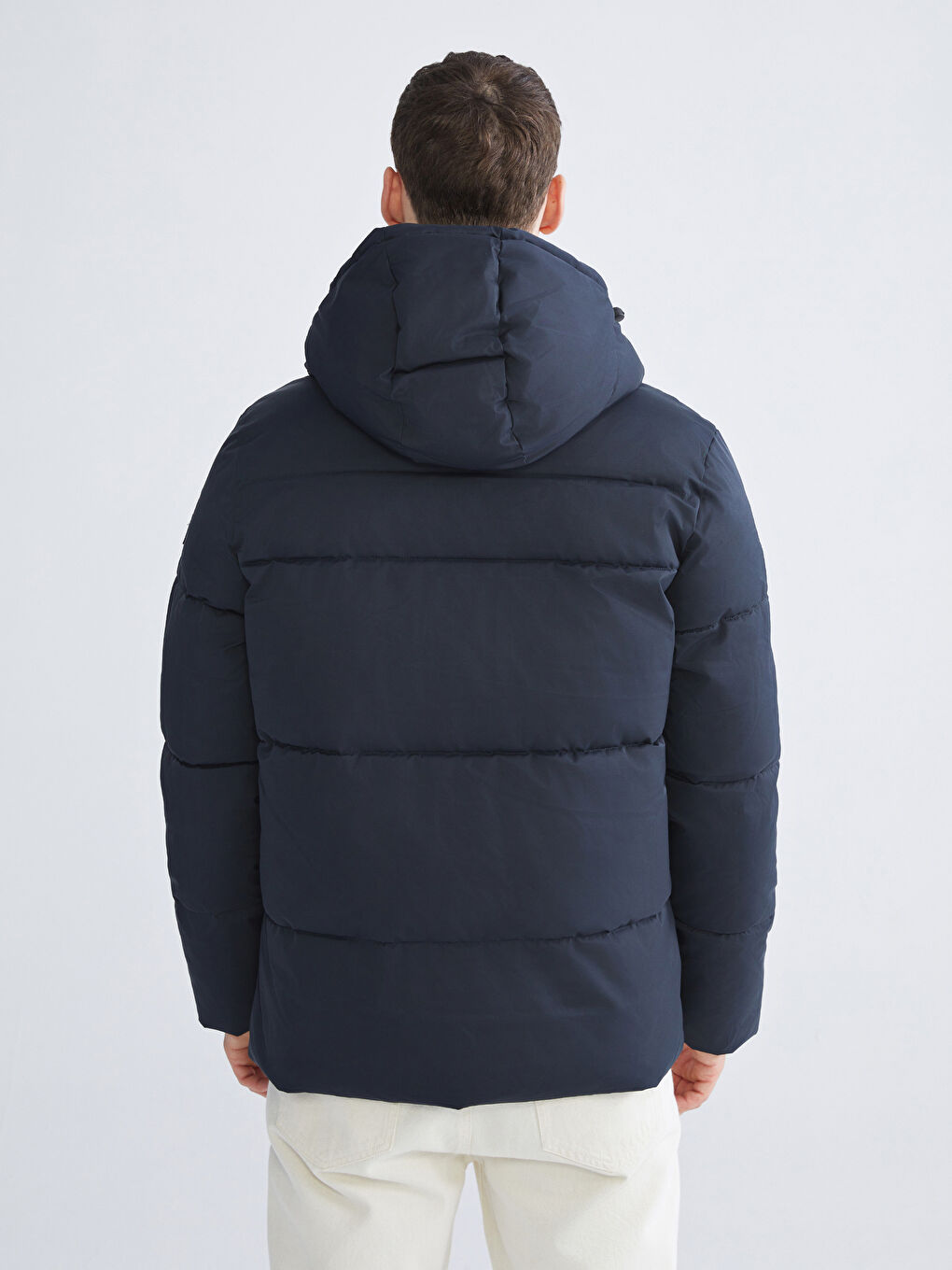 Standard Fit Hooded Men's Puffer Coat-4