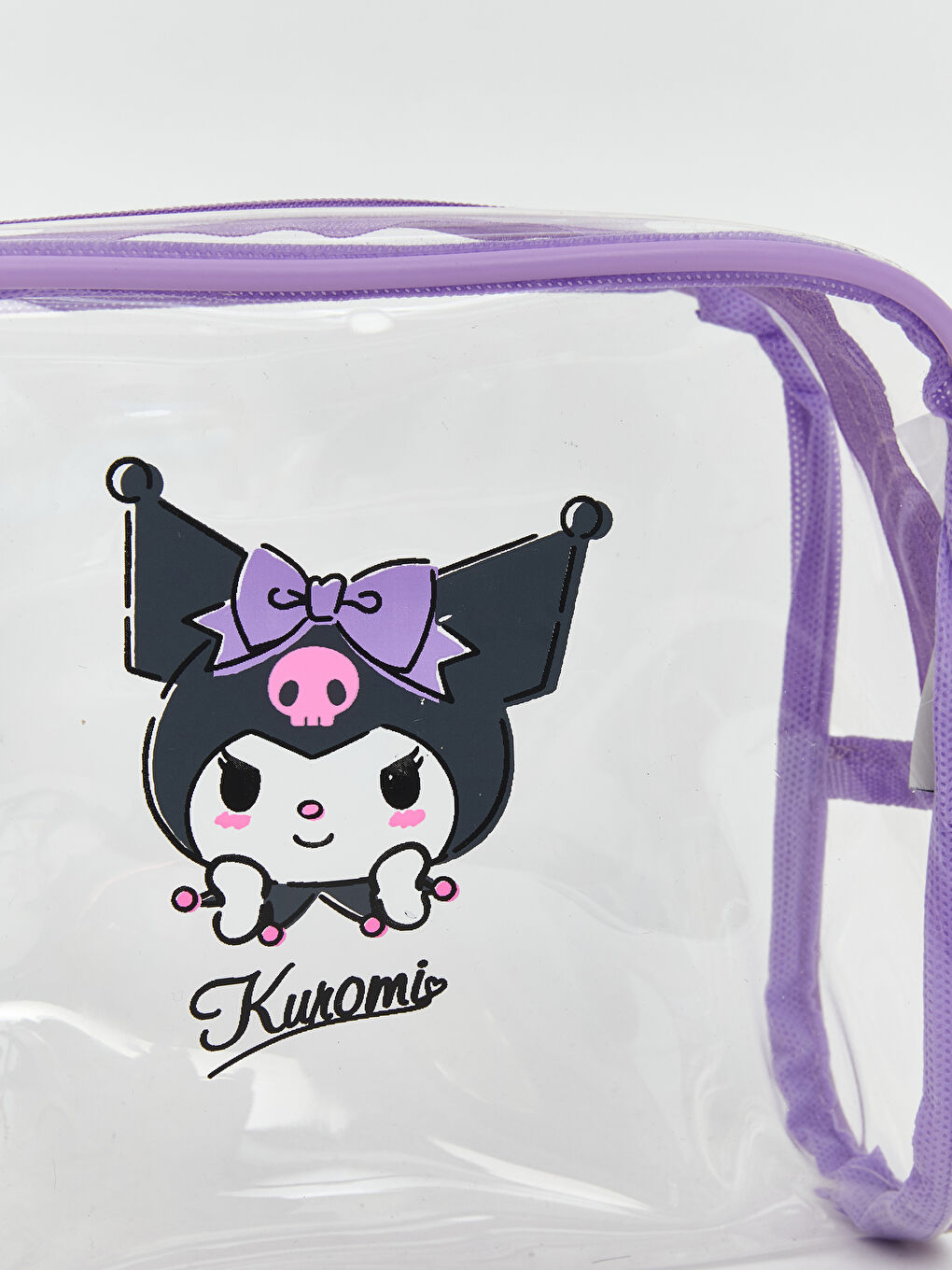 Kuromi Printed Girls' Makeup Bag-2