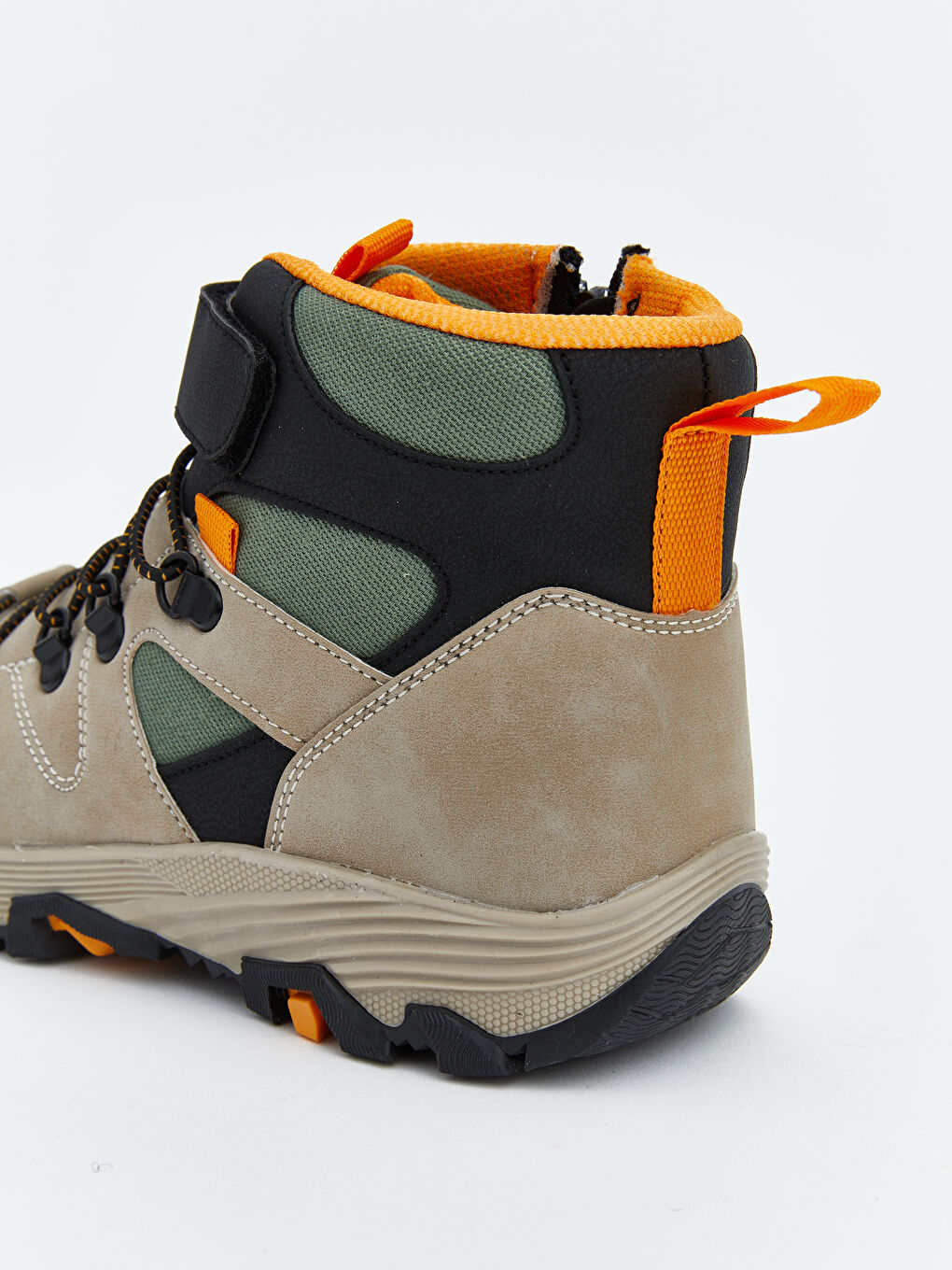 Bej Bağcıklı Erkek Çocuk Trekking Bot-5