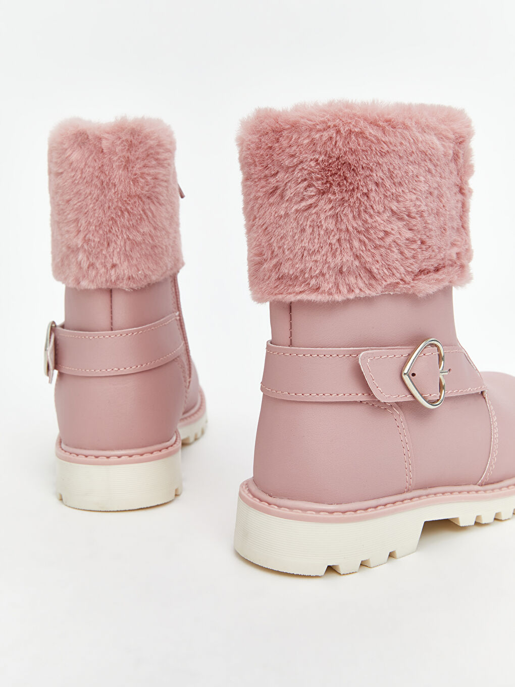 Pembe Kürklü Kız Bebek Bot-4