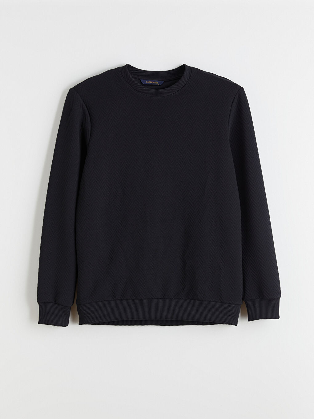 მრგვალი საყელო მამაკაცის სპორტული ზედა-4