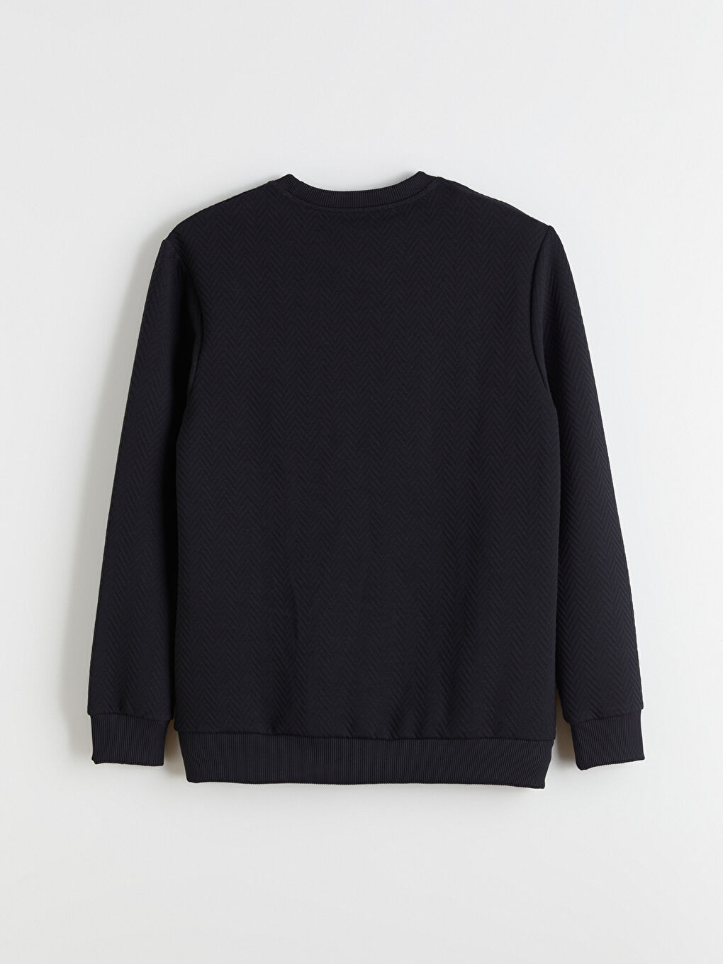 მრგვალი საყელო მამაკაცის სპორტული ზედა-5