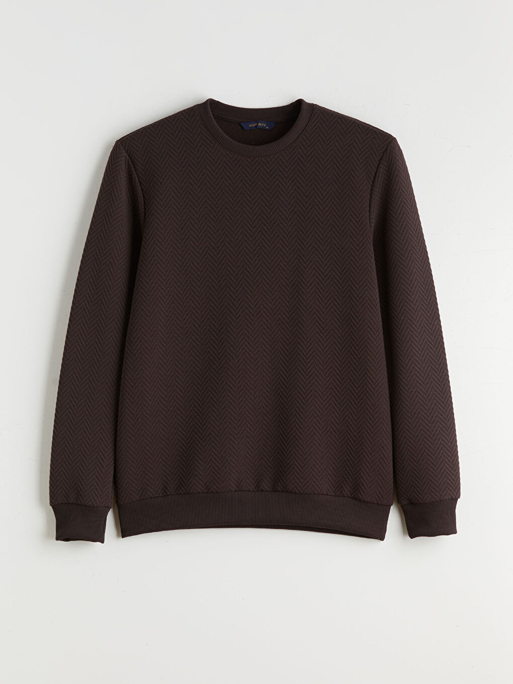 მრგვალი საყელო მამაკაცის სპორტული ზედა-4