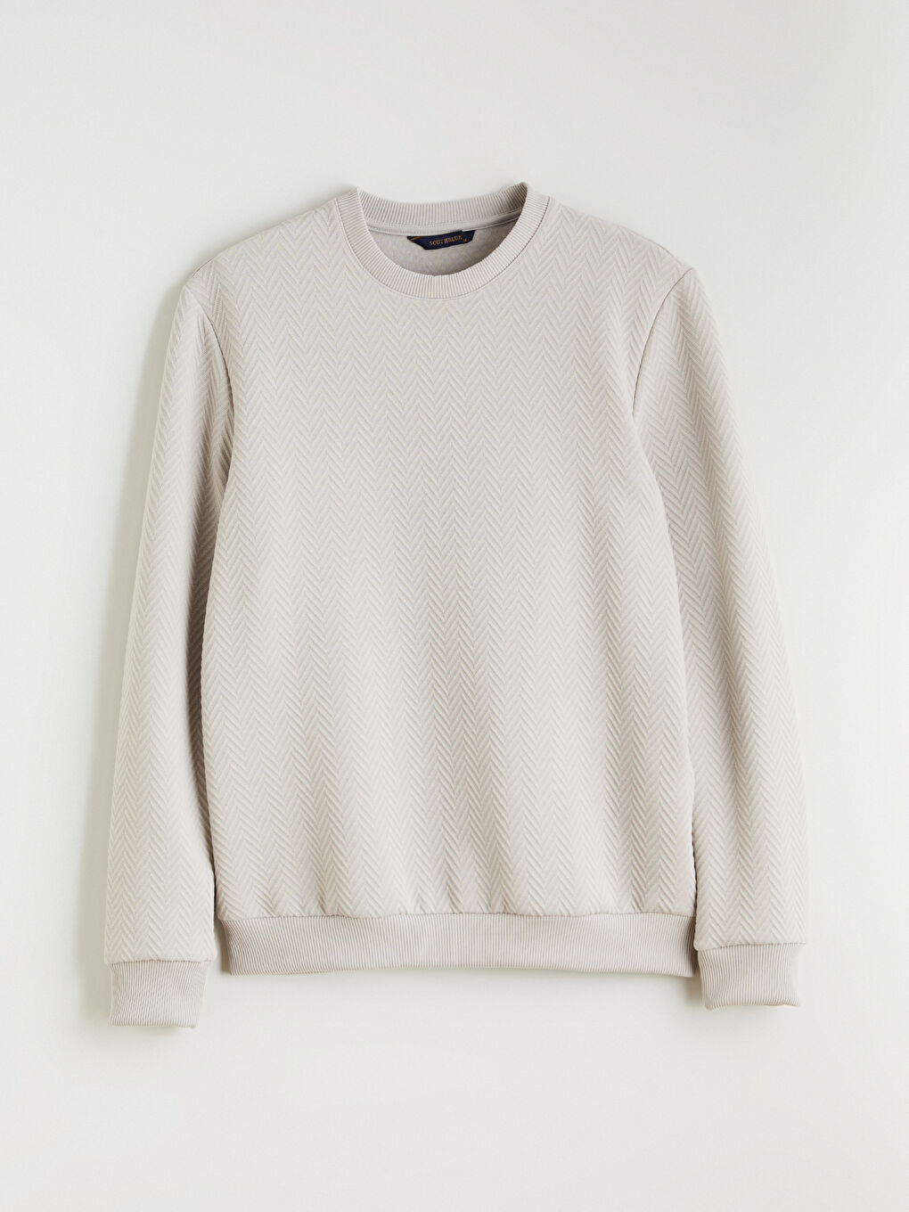 მრგვალი საყელო მამაკაცის სპორტული ზედა-4