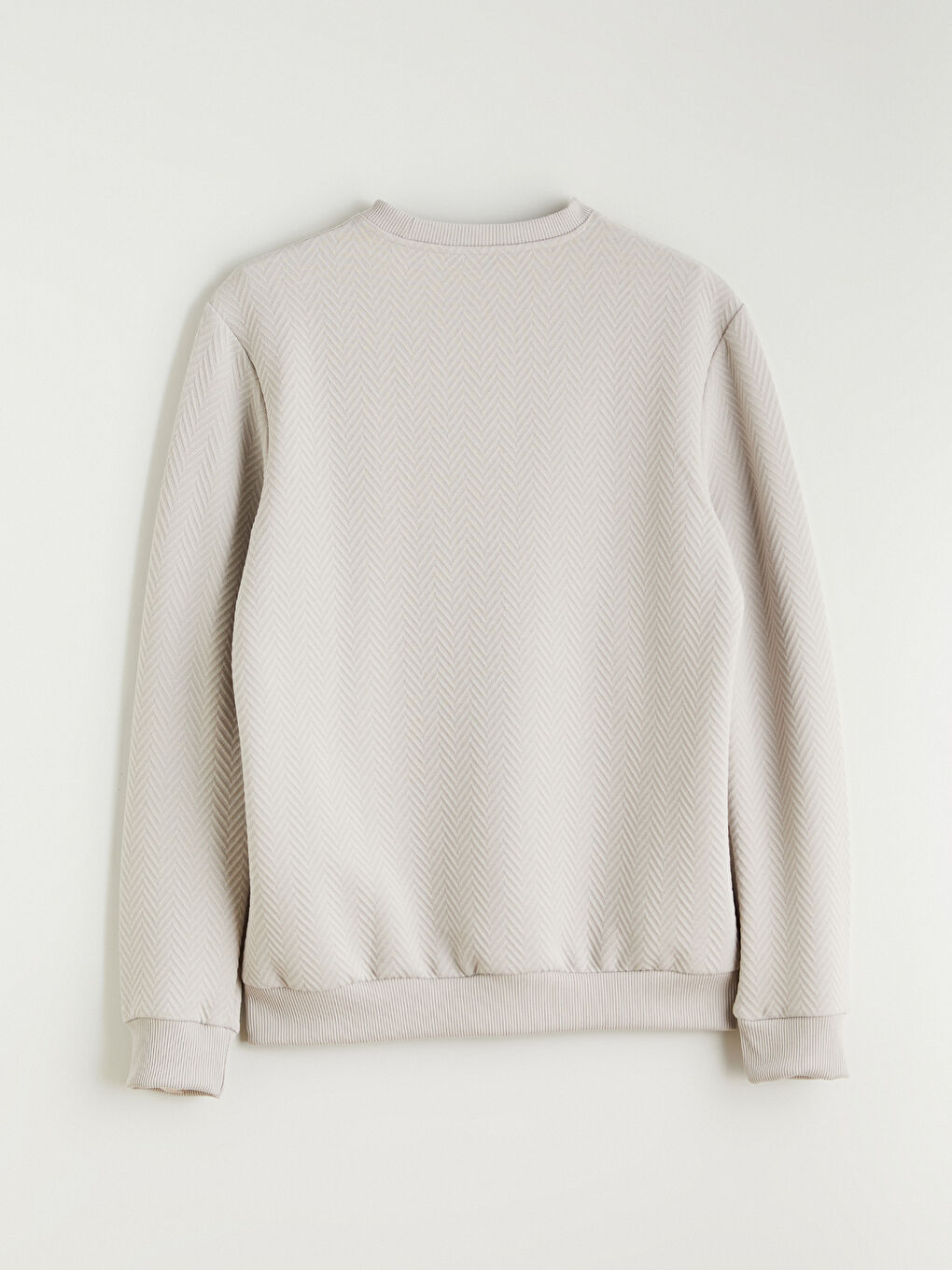 მრგვალი საყელო მამაკაცის სპორტული ზედა-5