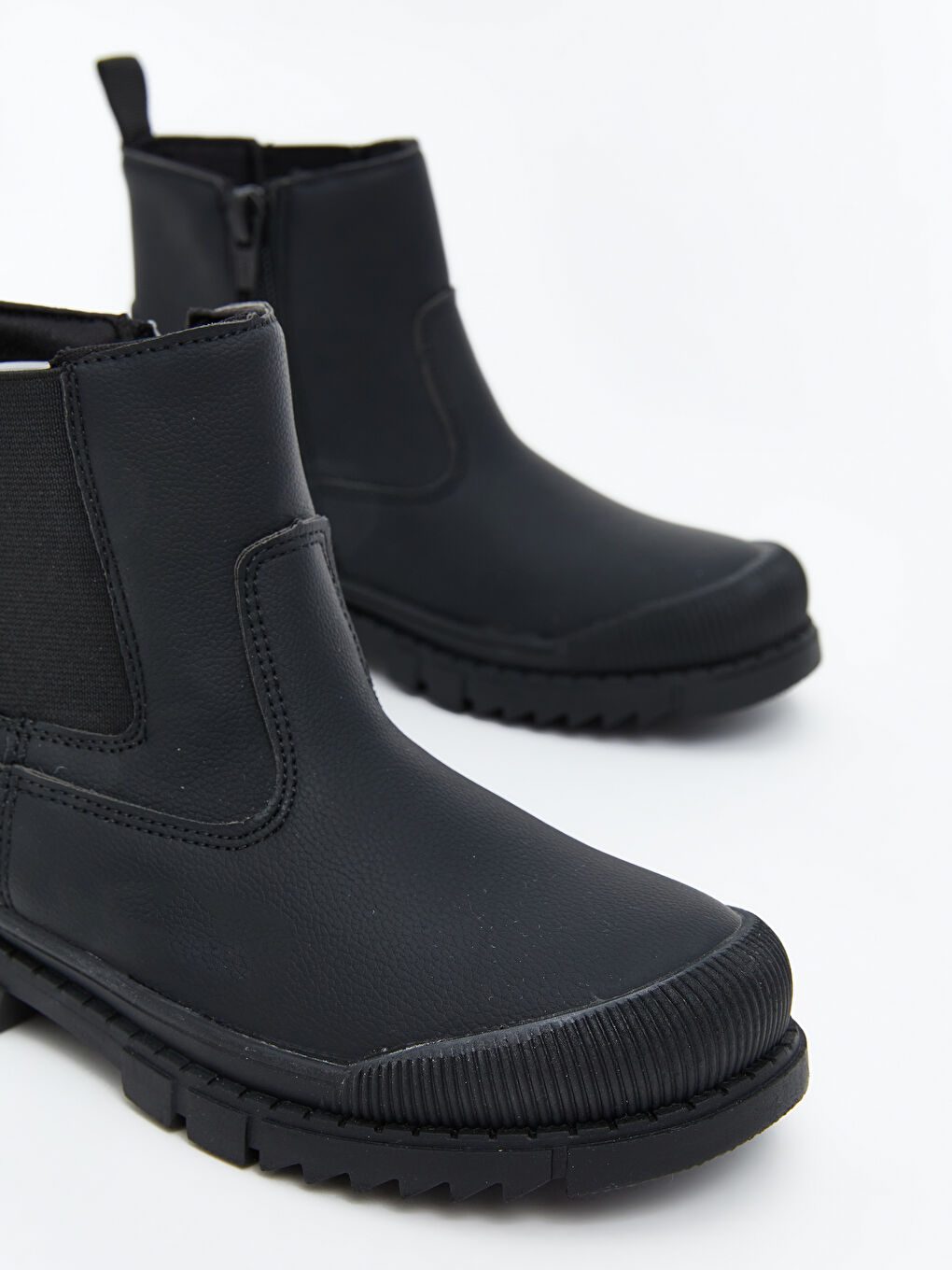 LCW STEPS Faux Leather Baby Boys' Boots -W5CH03Z1-HEG