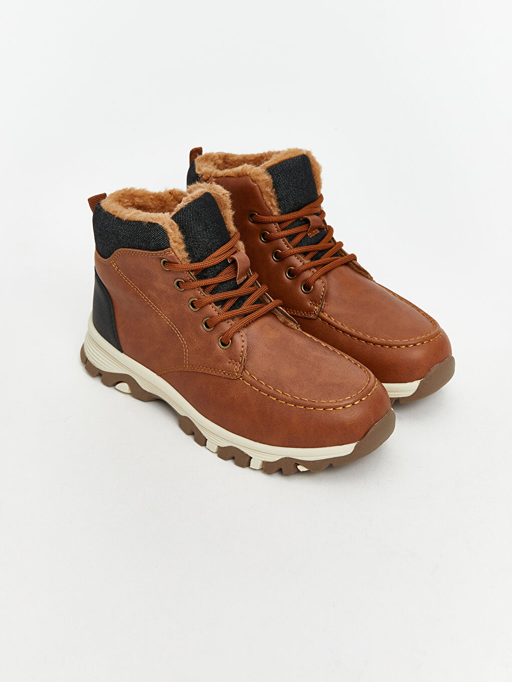 Faux Leather Boys' Boots