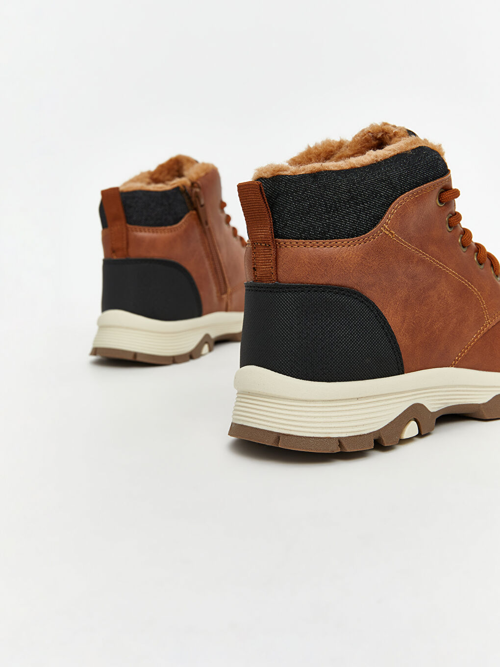 Faux Leather Boys' Boots-4