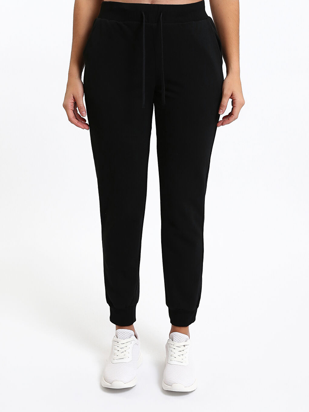 Elasticated Waist Women's Jogger Sweatpants-3