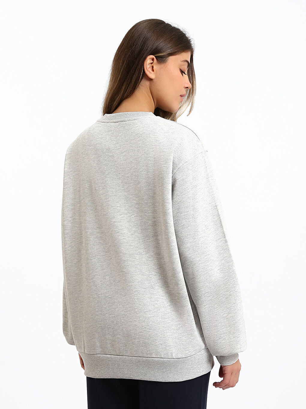 Crew Neck Women's Sweatshirt-4