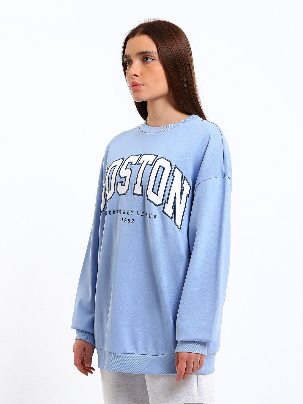 Sweat-shirt Imprimé à Col Rond-3