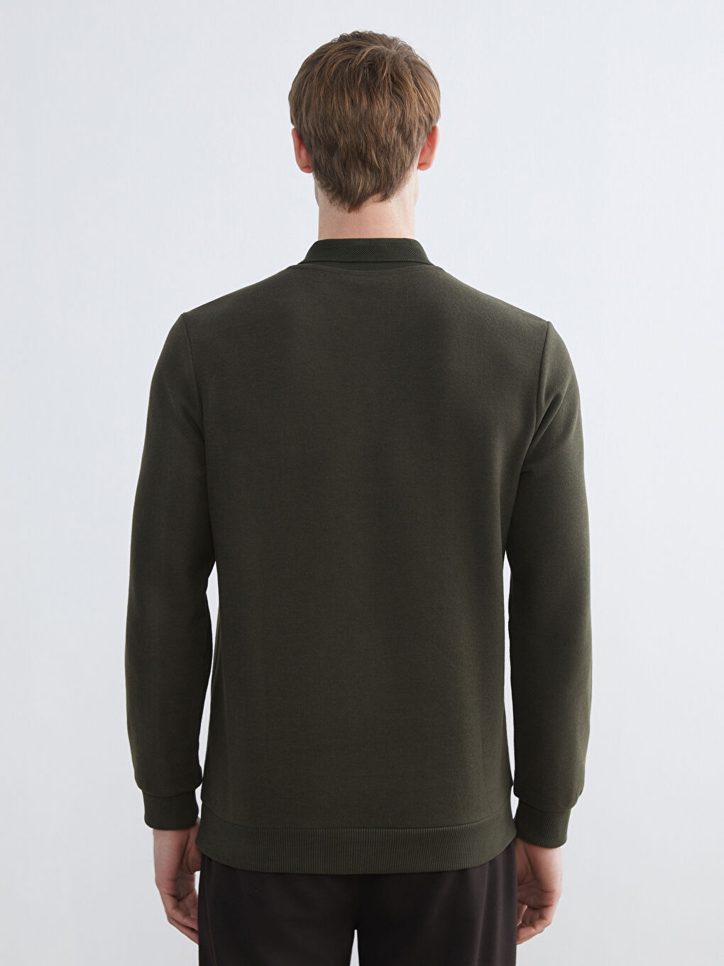 سویتشێرت یه‌خه‌ی پۆڵۆ بۆ پیاوان-3