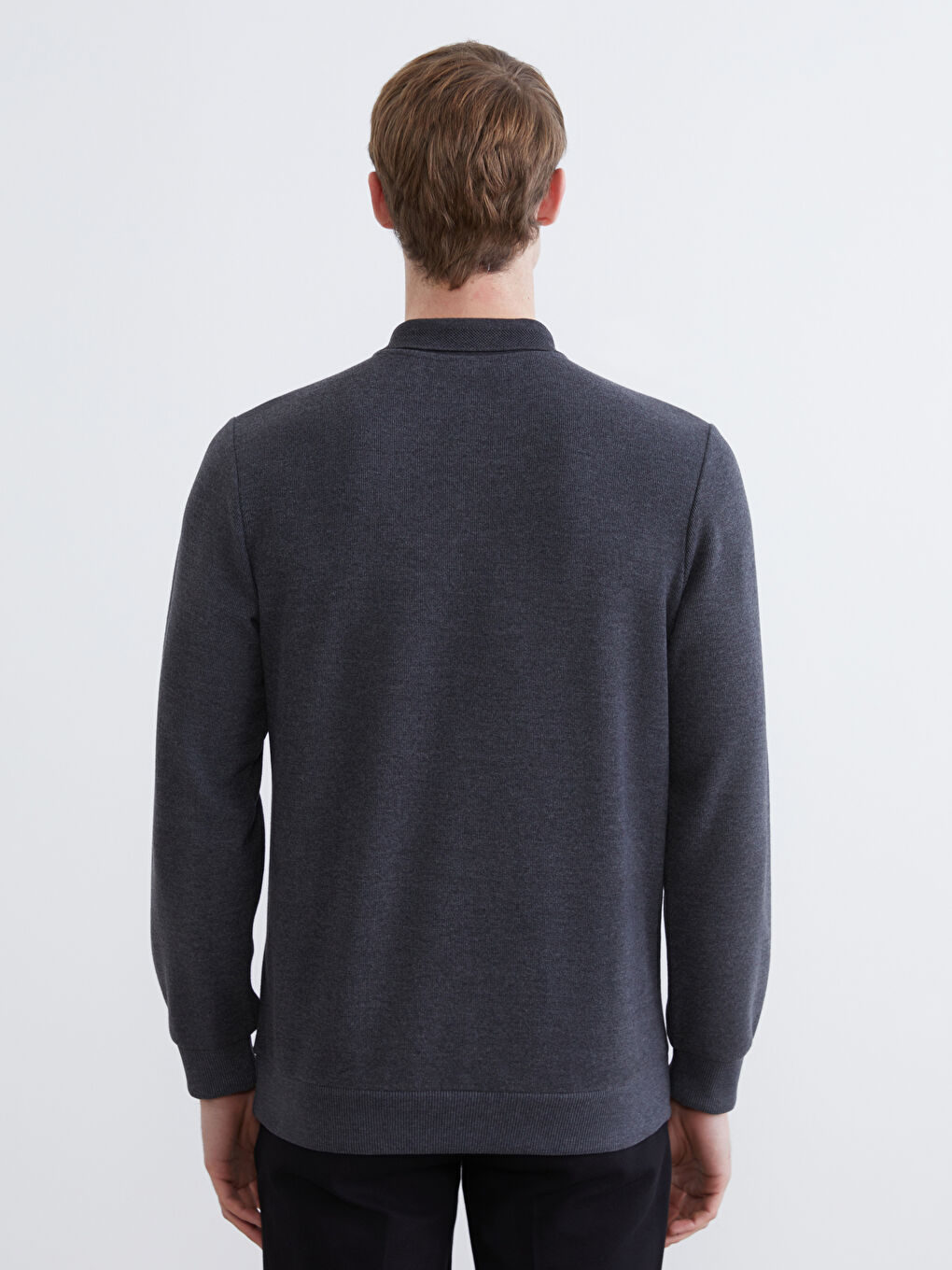 سویتشێرت یه‌خه‌ی پۆڵۆ بۆ پیاوان-3