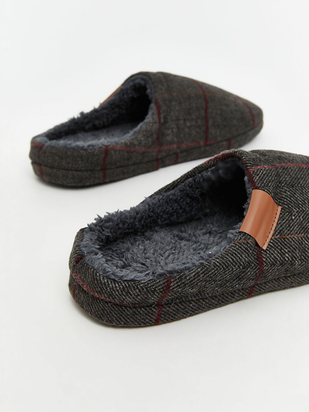 Plush Men's Home Slippers-4